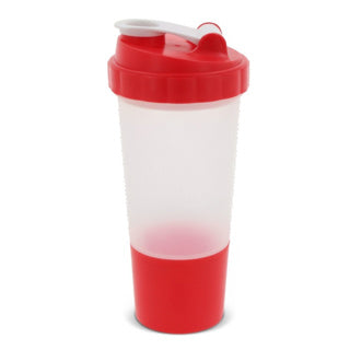Shaker plastic with storage compartment