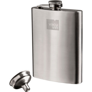 Vacu vin hip bottle stainless steel