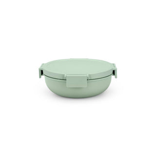 Brabantia salad lunch bowl make take 1.3l jade green