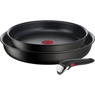 Équipement de cuisson tefal tefal ingenio illimited bours pans 24 + 28 cm avec poignée noire