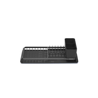 Brabantia sinkside compact dish drainer - dark gray