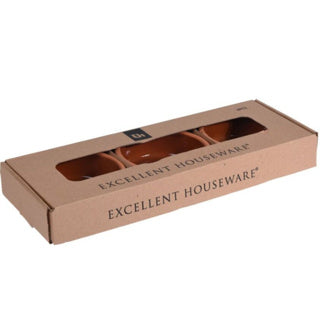 Ausgezeichnete Tapas -Skala von Houseware Tapas Terrakotta 3 Teile