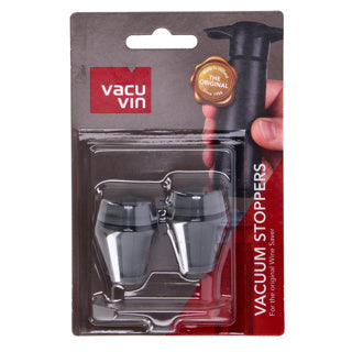 Vacu Vin Wijnstopper Gray 2 pieces