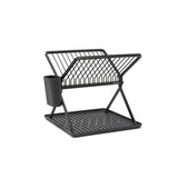 Brabantia sinkside folding draining rack dark grey