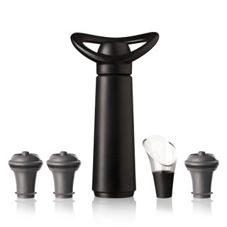 Vacu Vin storage gift set Concerto with pump 1 wine server and 3 stoppers