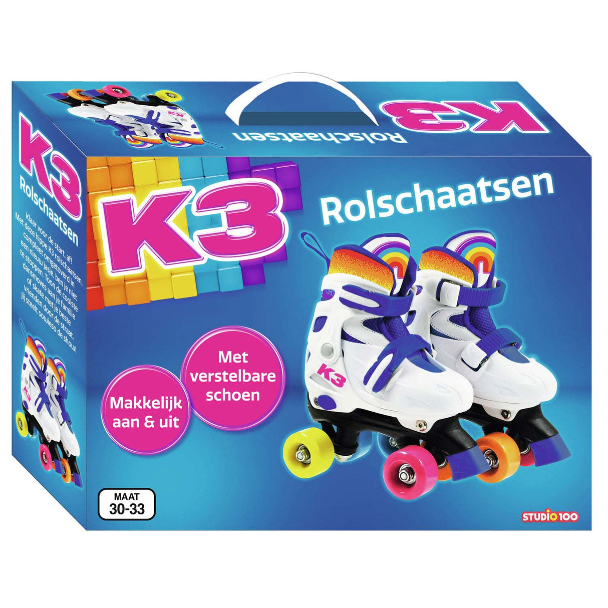 Studio 100 k3 rolschaatsen - maat 30-33