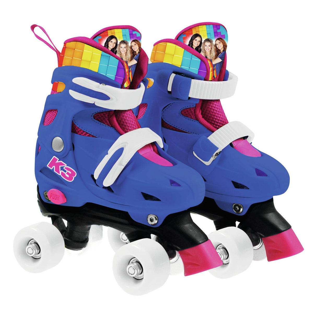 Studio 100 K3 Roller Skating Regenbogen, Größe 34-37