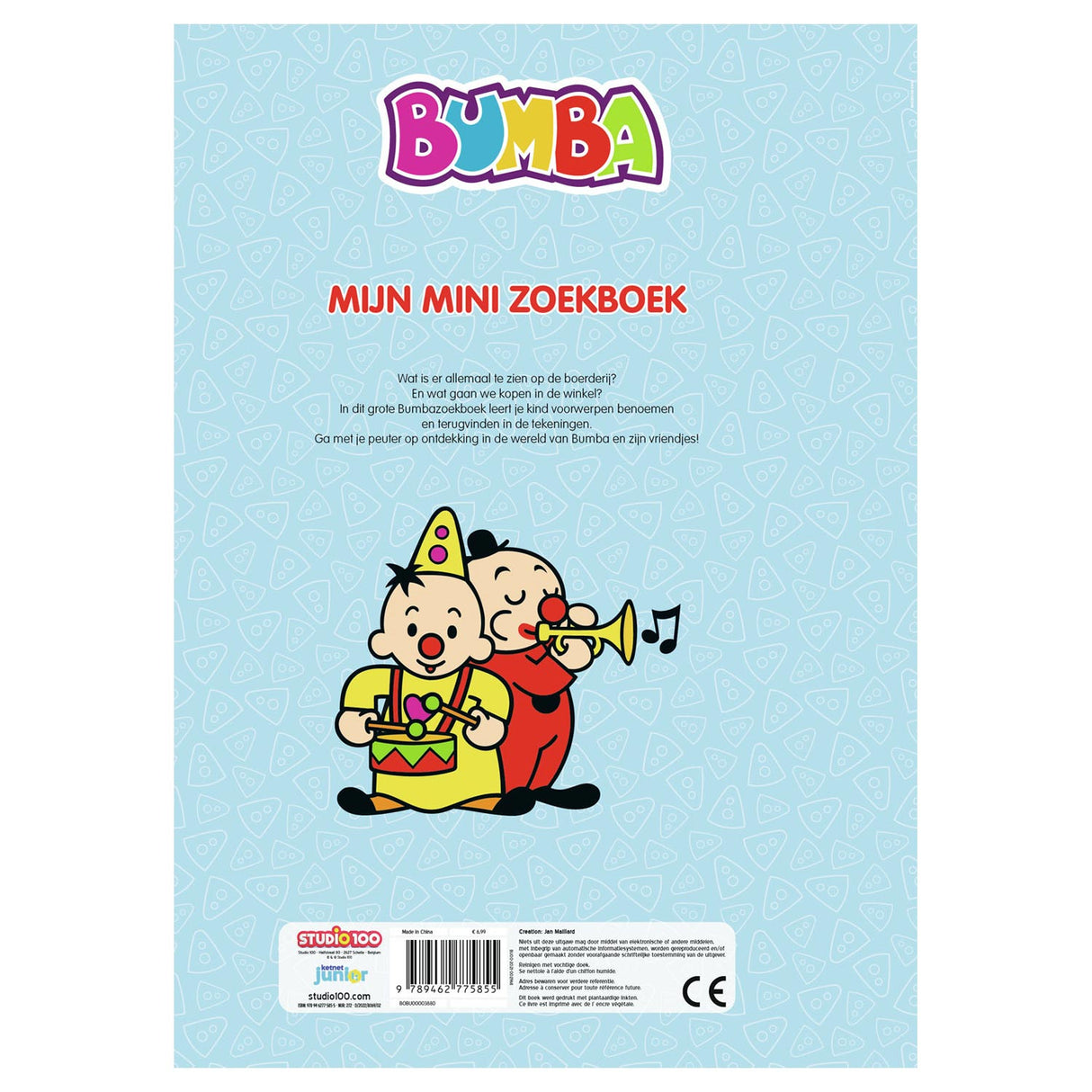 Studio 100 Bumba My Mini Search Book