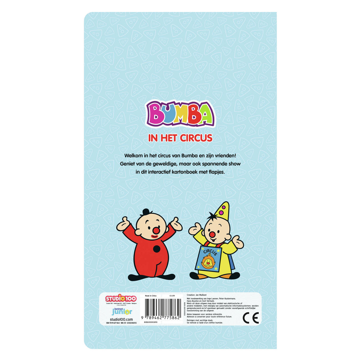 Bumba táblás könyv fülekkel - a cirkuszban