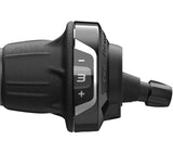 Shimano rotary shifter (left) 3-speed tourney SL-RV400 - black silver