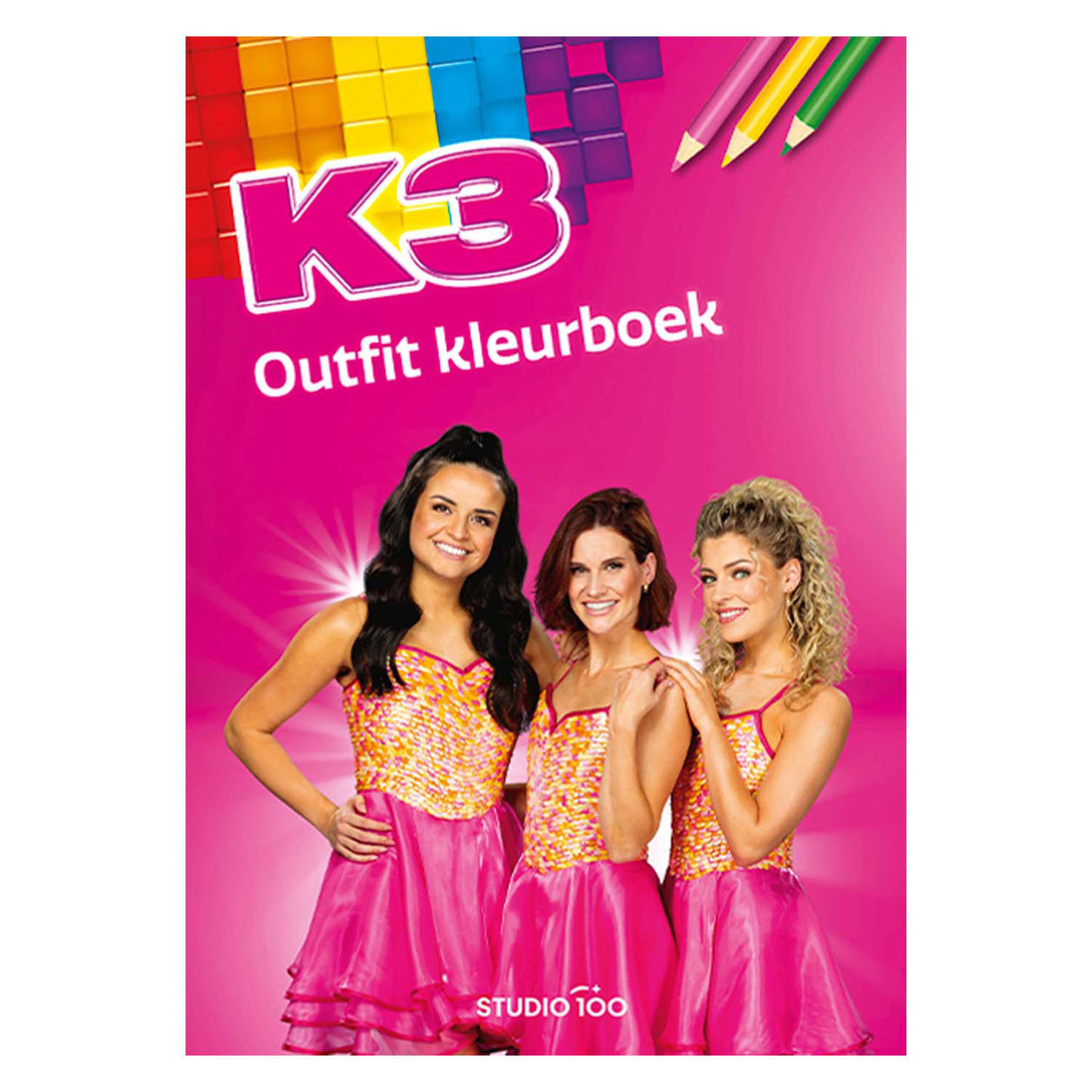 Studio 100 K3 Barvna knjiga - Outfit Color Book