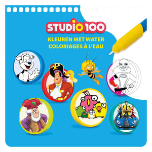 Studio 100 coloring book - coloring with water