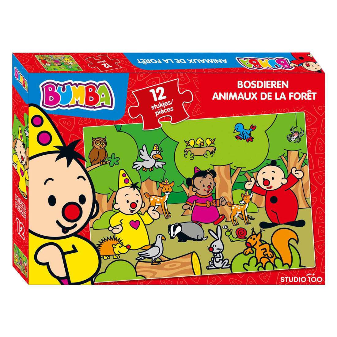 Studio 100 Bumba Puzzle Forest Animals, 12st.