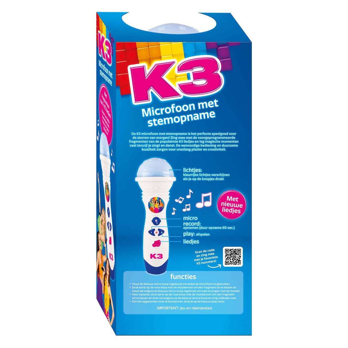 Studio 100 k3 mikrofon med röstinspelning