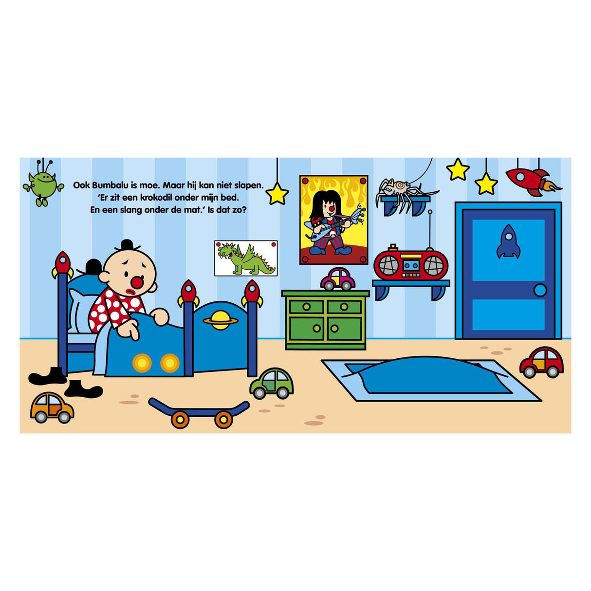 Studio 100 Bumba cardboard book with flaps - eyes closed