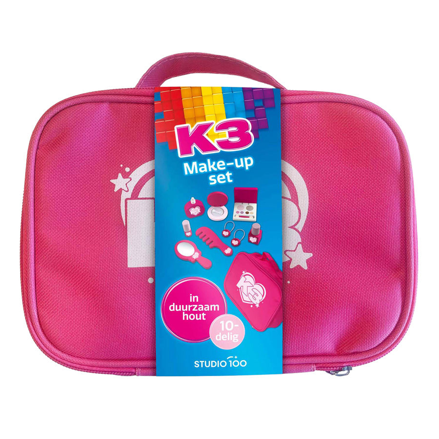 Studio 100 k3 houten make-up set - 10dlg.