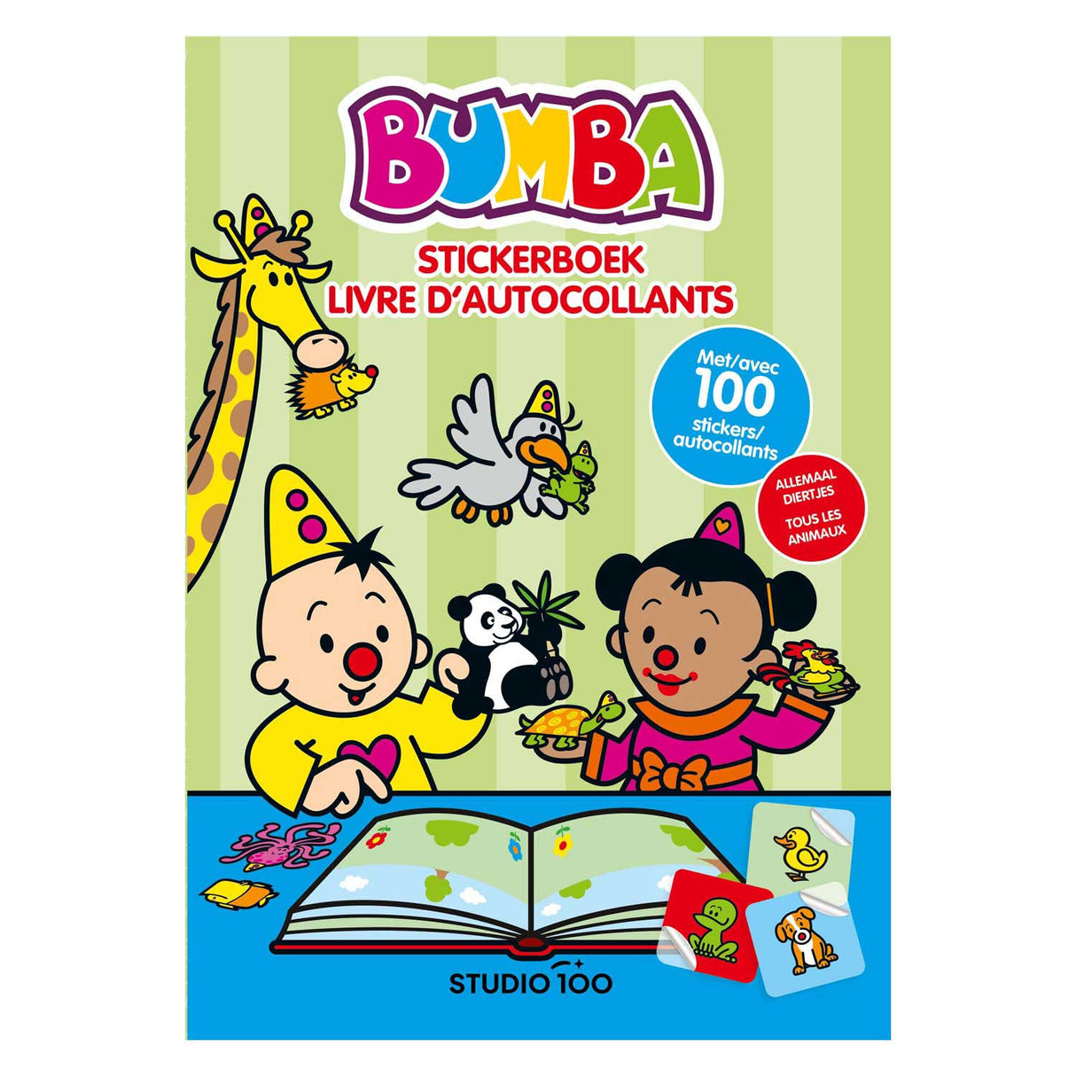 Studio 100 bumba stickerboek - dieren