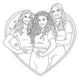 Studio 100 k3 coloring book - coloring with water