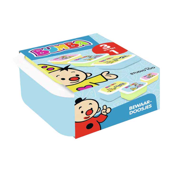 Studio 100 bumba bewaardoosjes, 3st.