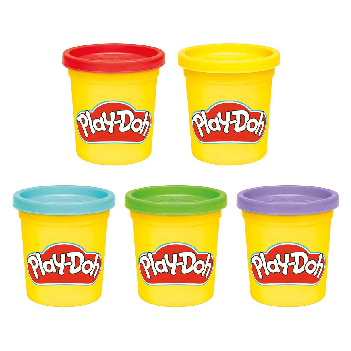 Play-doh back to school - 5 kleipotjes