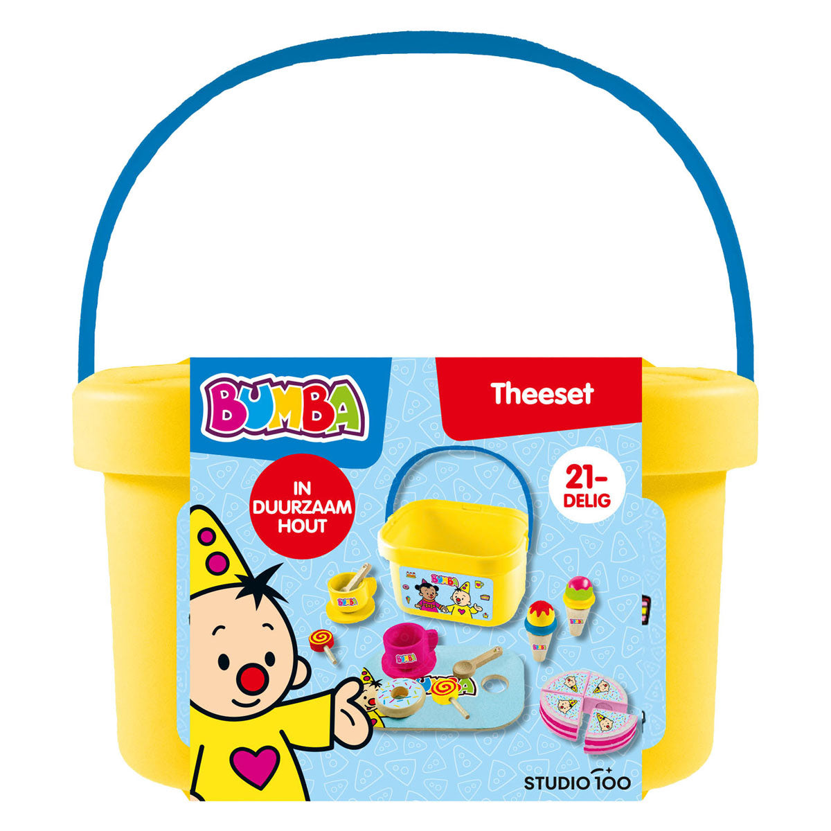 Studio 100 bumba houten theeset - 21dlg.