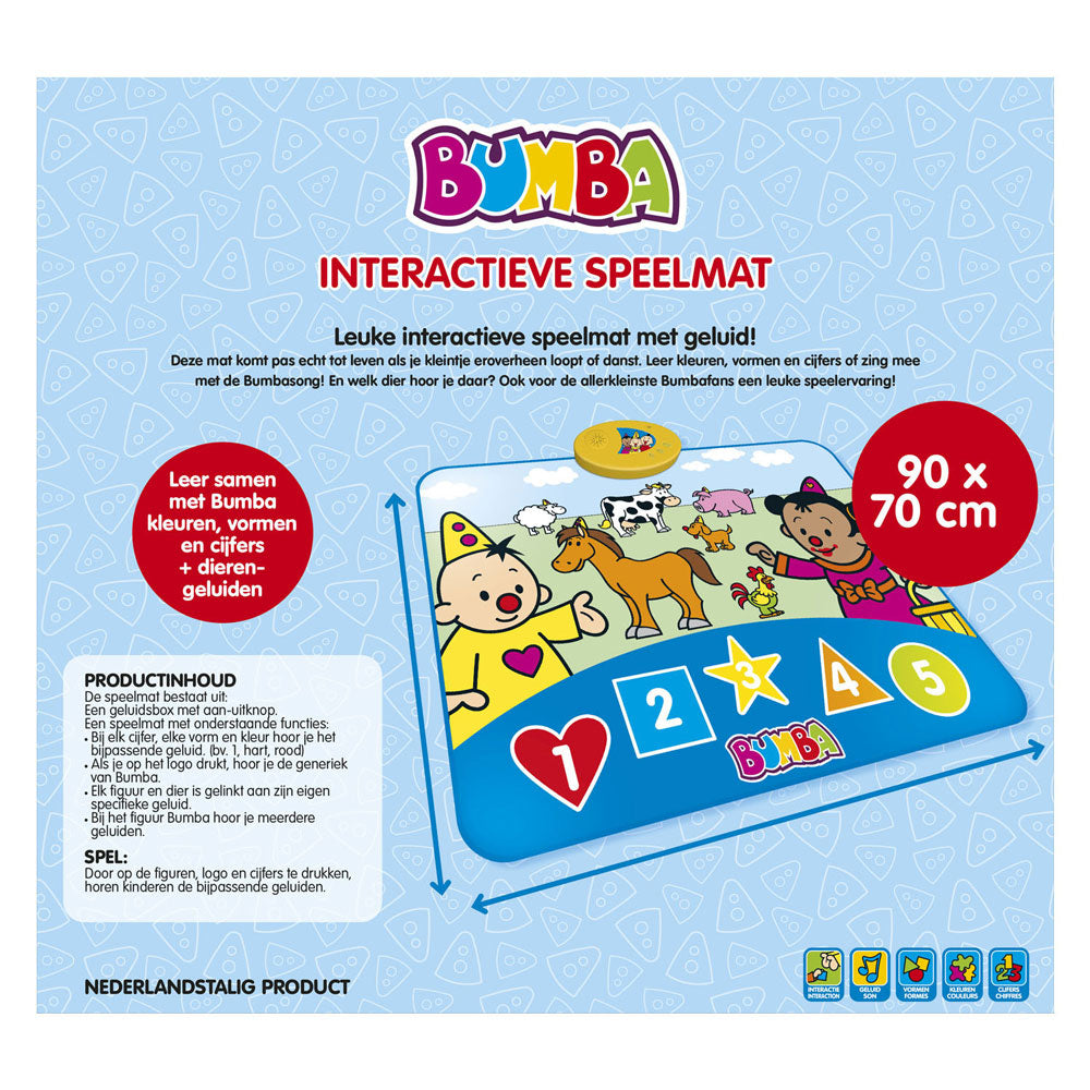 Studio 100 bumba interactieve speelmat - dieren