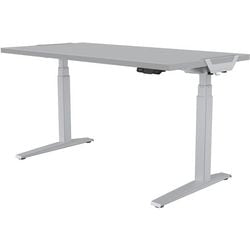 Sit-stand desk Fellowes Levado grey