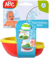 ABC bubble bath boat