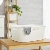 Rotho Flexible Laundry Panier Brisen 41 L blanc