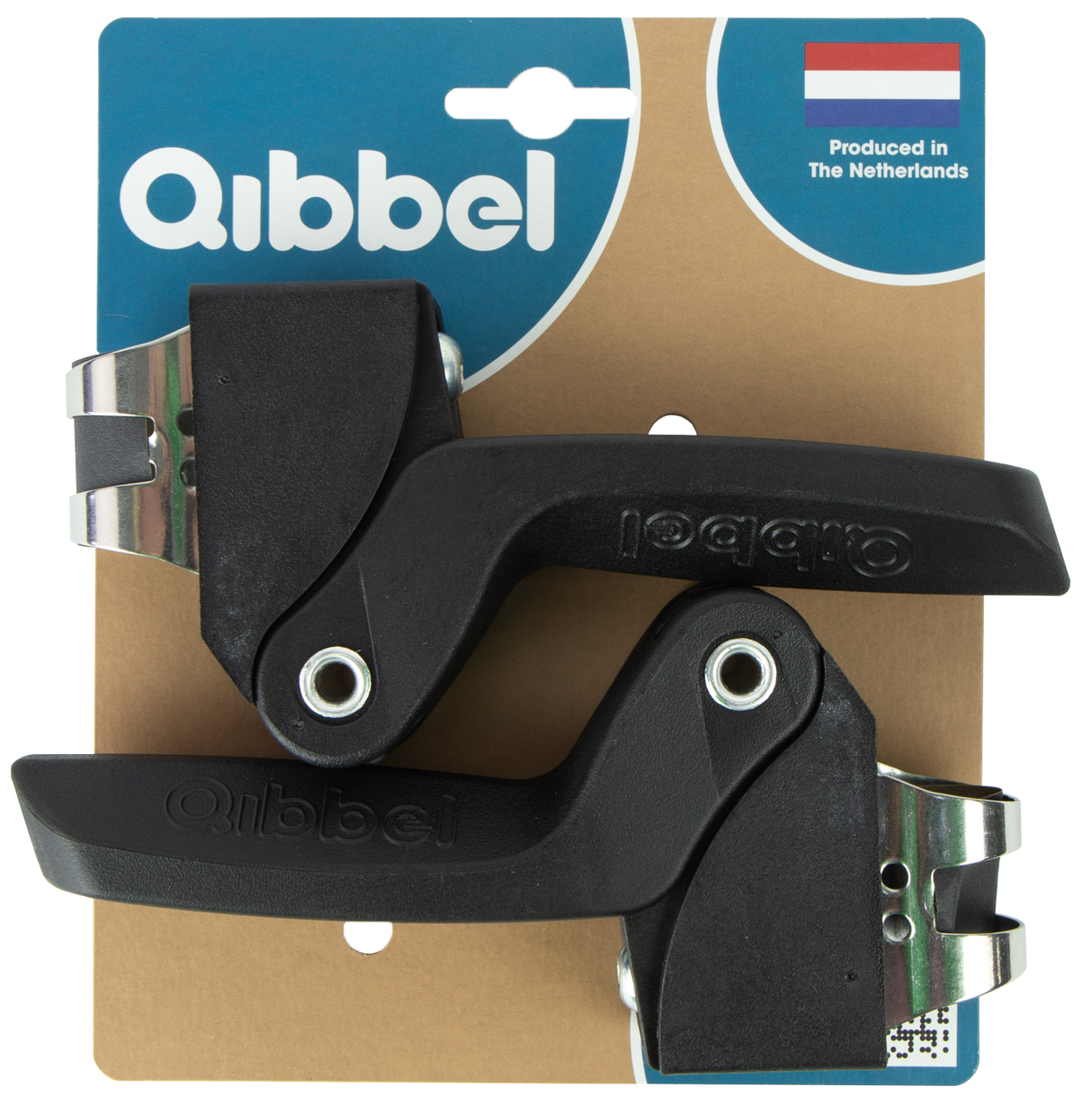 Qibbel footrests junior 6+ (2 pezzi) - nero