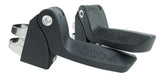 Qibbel footrests junior 6+ (2 pezzi) - nero