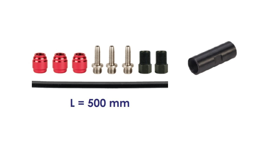 Elvedes Set di estensione del tubo del freno per SRAM - 500 mm