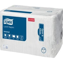 Napkins Tork white 1-ply