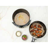 Nostik Airfryer Baking sheets 2 pieces around slide 23.5 cm