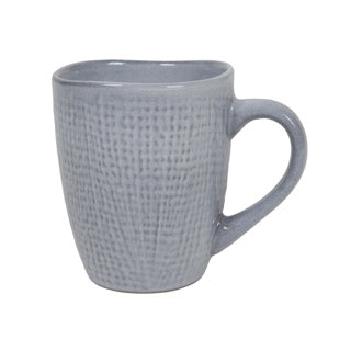 Coffee mug woven textile gray 340ml