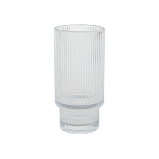 Glass lines clear stackable Ø 7.7x14 cm 460 ml