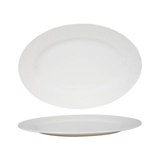 Servingboard Oval Diamond Porcelain 34.5x24.2 cm