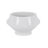 Soup bowl lion's head white