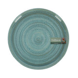 Plate flat D26 cm Basalt Ocean Green
