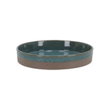 Plate Deep D24xH4 Cm Basalt Ocean Green
