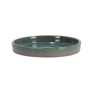 Plate D15 cm Basalt Ocean Green