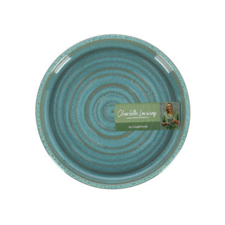 Plate D15 cm Basalt Ocean Green