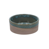 D10xH3.7 cm Basalt Ocean Green dish