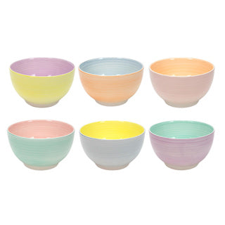Scale Ø14cm 2-tone pastel, 6 assorti