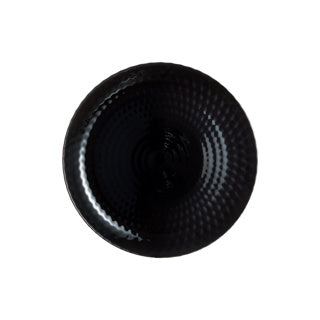 Plate flat 25 cm pampille black