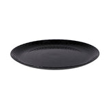 Plate flat 25 cm pampille black
