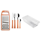 Solinger inova cutlery set guava orange 26 pieces