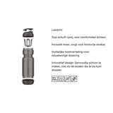 Mepal shakebeker 800ml peach orange