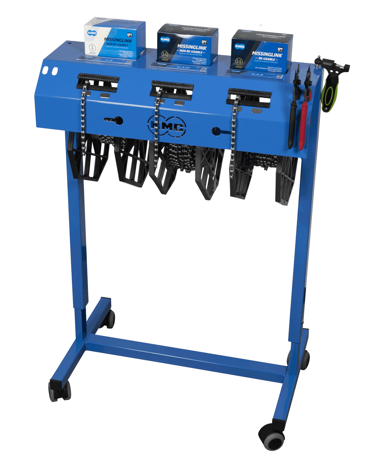 KMC kolesarska veriga Roller Pro - Blue - 90x60x40cm
