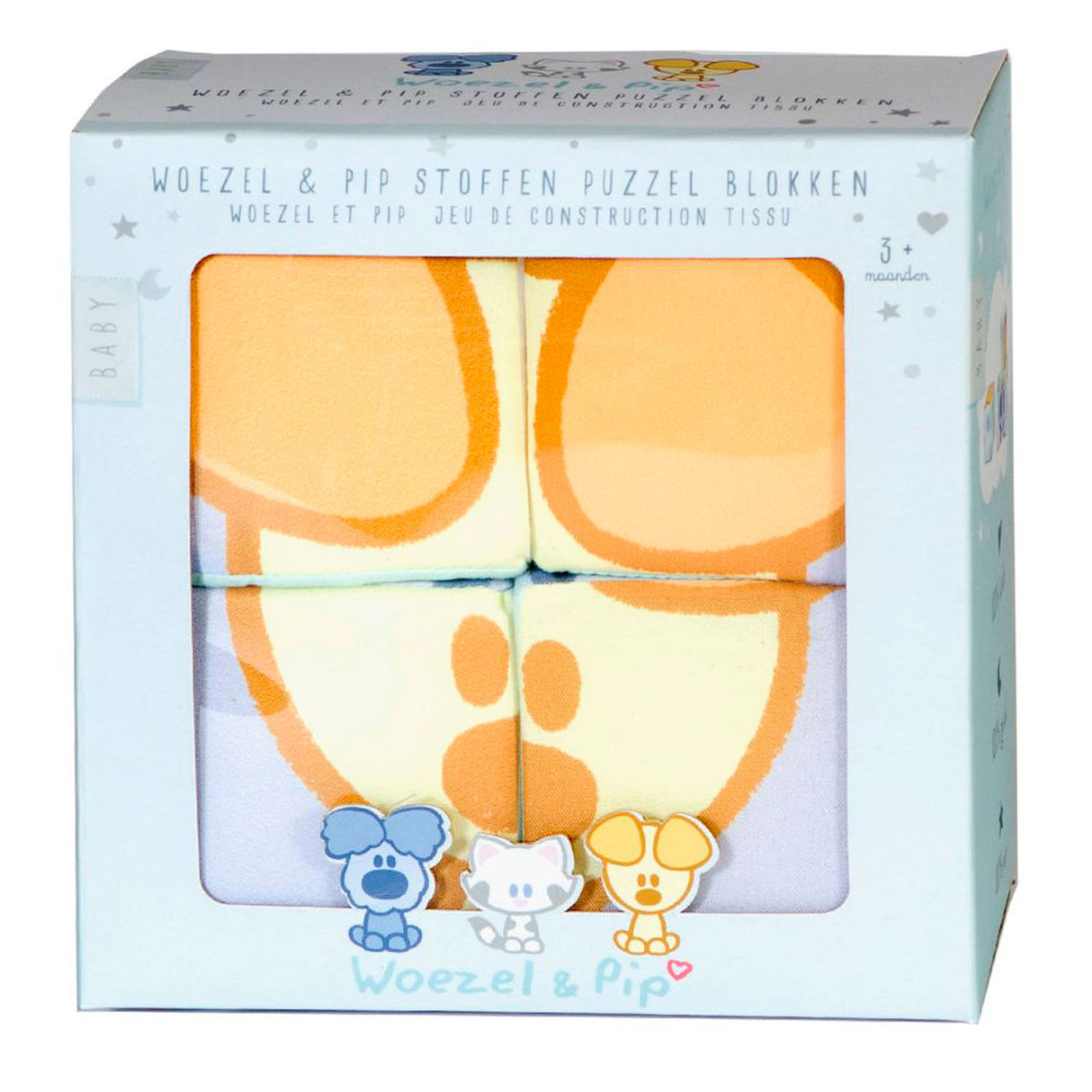 Rubo Spillsaachen Block Puzzle a Pip Junior 75 cm Textil